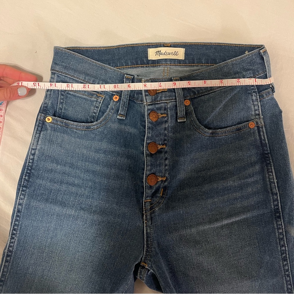Madewell 10” high rise skinny jeans